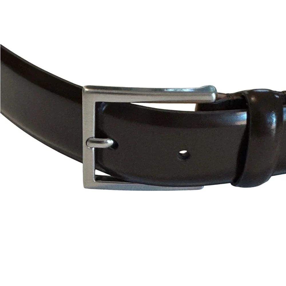 Express Edition Premium Italian Leather Belt Brown 32‎ Made In Italy NWT $100